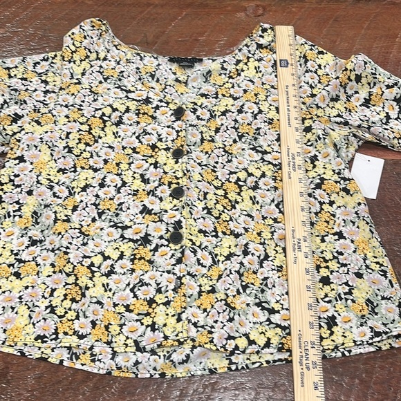 Sanctuary : Garden Valley V-neck Button Down Blouse NWT - Picture 6 of 8